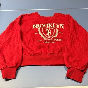 Old Navy Red Brooklyn Sweatshirt